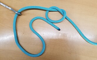 Rapala knot tied to a fishing lure