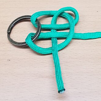 World's Fair knot tied on a fishing hook